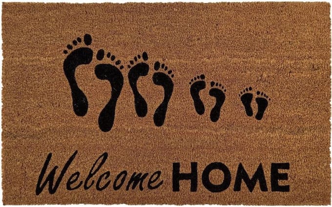 IVOL Kokosmat Welcome Home - Deurmat 50x80 cm