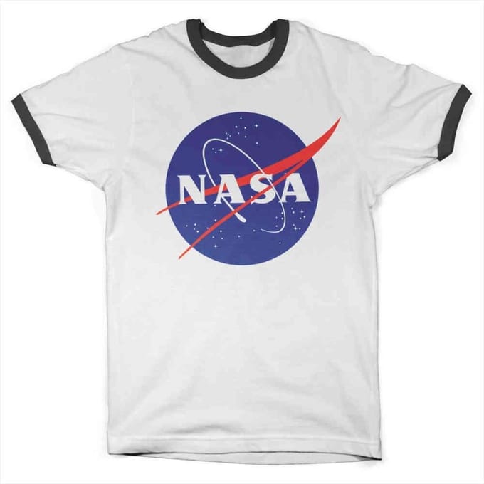 NASA Heren Tshirt -XL- Insignia Wit