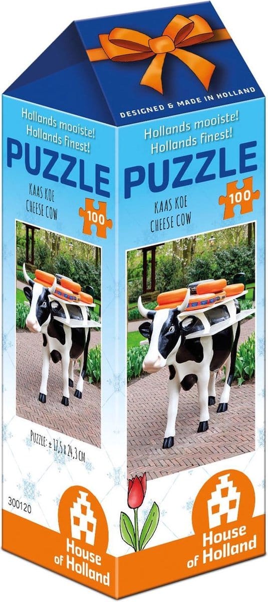 Holland Mooiste! Puzzel – Kaas Koe, 100st.