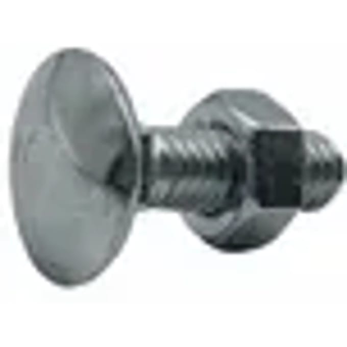 Sencys Slotbout Met Moer M6x20mm Per 5 Gegalvaniseerd