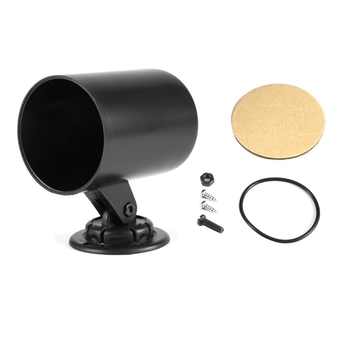 Support de jauge unique universel noir pour véhicule, voiture, camion, support de tasse à dosette gray