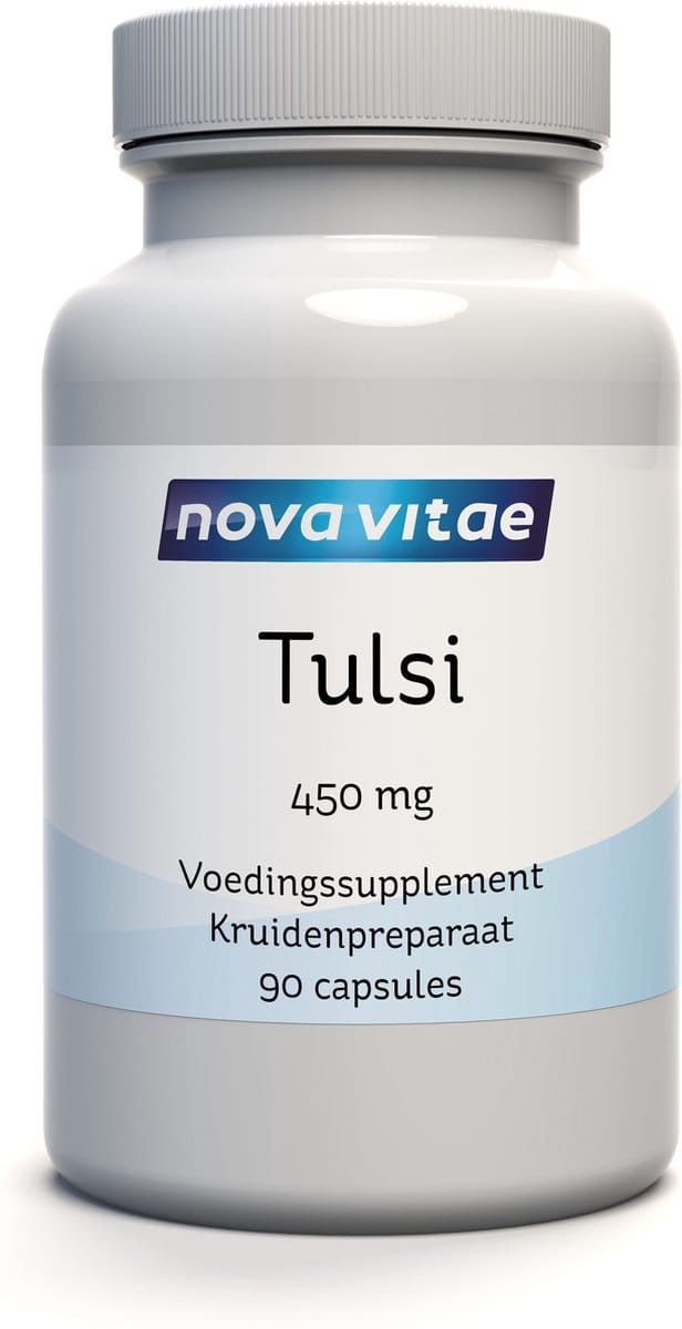 Nova Vitae - Tulsi - Holi Basil - 100% zuiver - 450 mg - 90 capsules