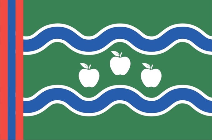 Vlag streek Betuwe 030x045 cm