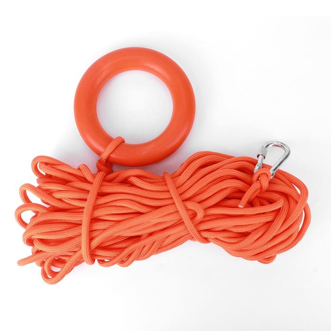 10mm Diameter 30m Levenslijn Niet-Reflecterend Veiligheidstouw met Trekring red