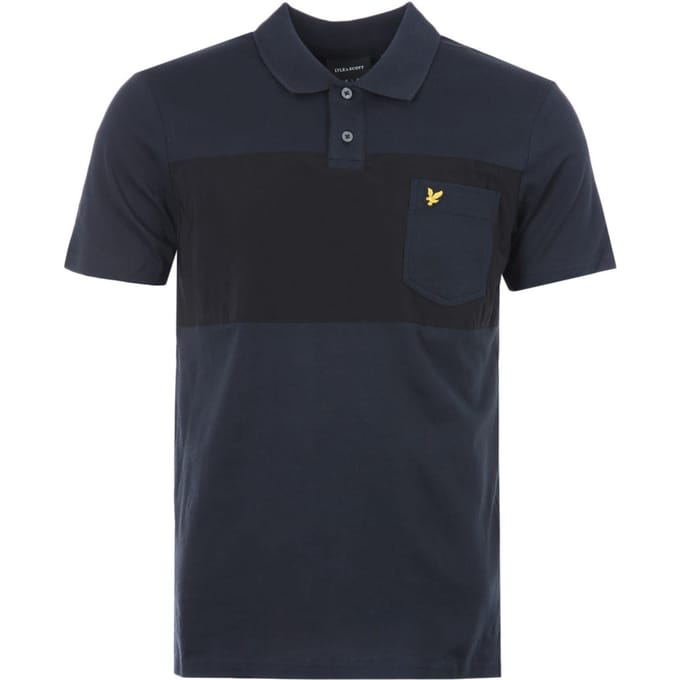 Lyle & Scott Utility-poloshirt - donkerblauw