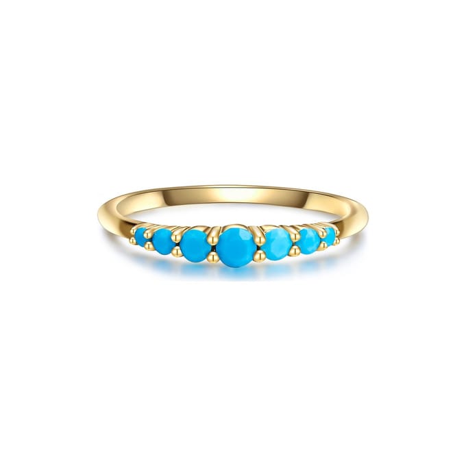Glanzstücke München Dames-Damesring 925 Zilver Kleur steen 54 Blauw 32021179