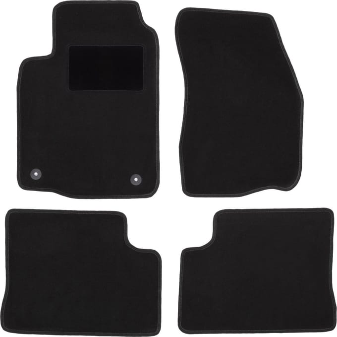 Zwarte veloursmatten voor: Mitsubishi Colt V / CJO hatchback (1996-2003)