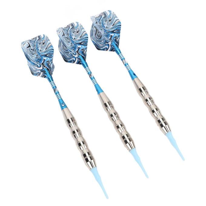 3 STUKS Soft Tip Darts Set voor Dartbord Aluminiumlegering Staal PET Professionele Darts met Schachten gray