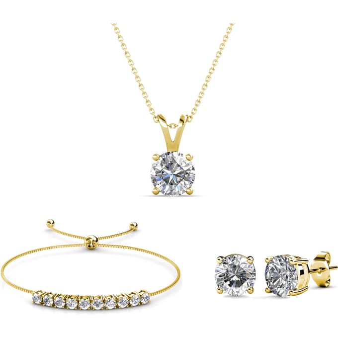 Crystal Mia Sets - Goud en Kristal