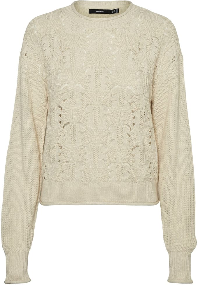 VERO MODA - VMCRUSH LS O-NECK PULLOVER BOO - Dames - Gebreide truien