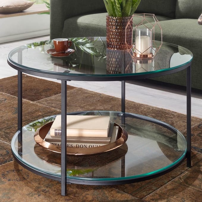 Sky Style Honel Glazen Salontafel Transparant