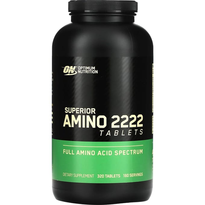 Optimum Nutrition, Superior Amino 2222 Tabletten, 320 Tabletten