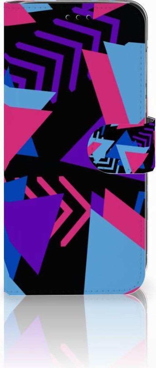 Huawei P20 Lite Book Case Funky Triangle