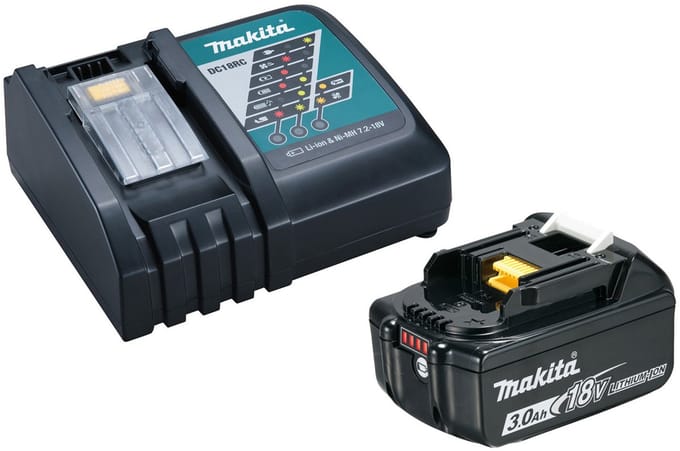 Makita 191A24-4 Akku Accu en acculader voor gereedschap 18 V 3.0 Ah Li-ion