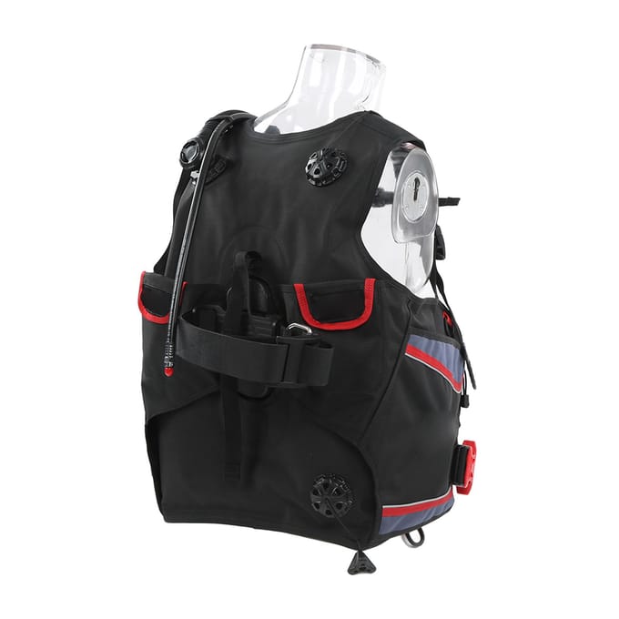Jacketstijl Duik BCD Vest Drijfvermogen Compensator Duikuitrusting voor WatersportenM black