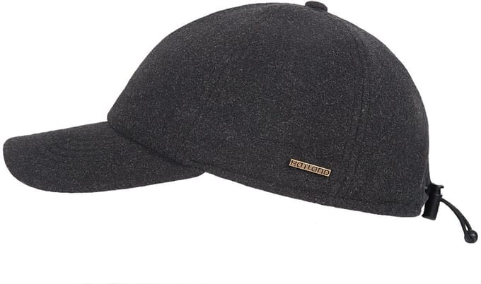 Hatland - Baseball cap voor heren - Lenox - Antraciet - maat L/XL (60CM)