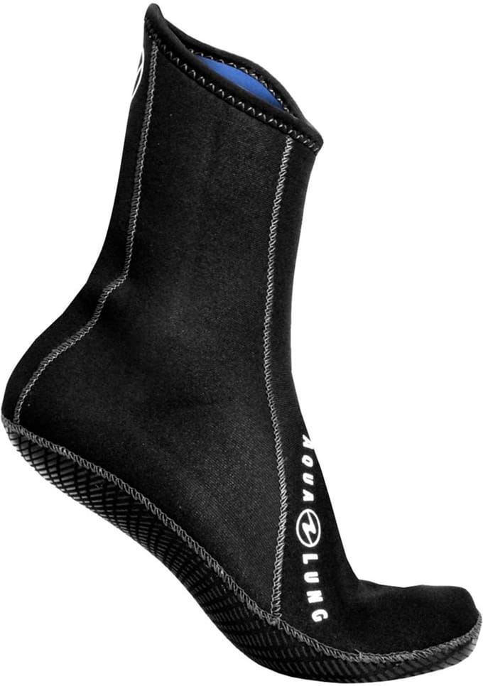 Aqualung Elastic Ergo High Top 3 Mm Duikbooties Zwart EU 48-49