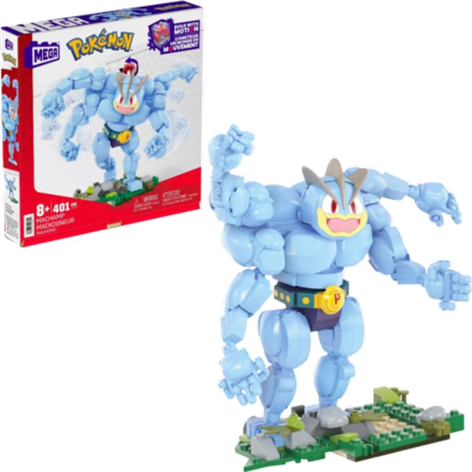 Pokemon Mattel Figuur Pokémon Mega Machamp Bekende knuffels Speelfiguren & personages