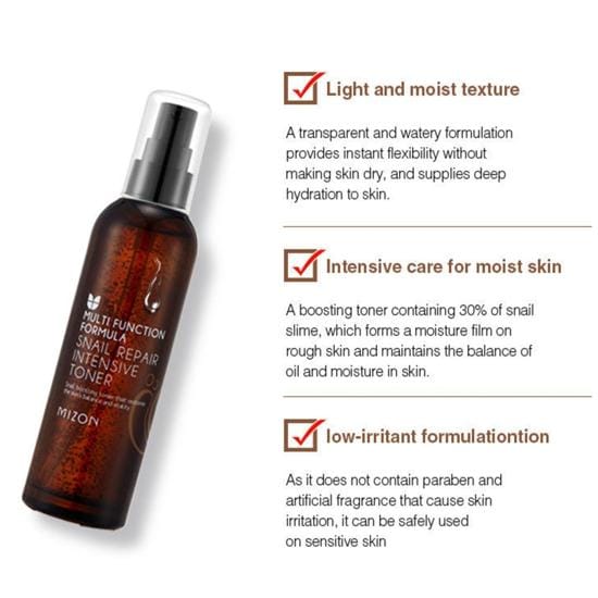 MIZON Snail Repair Intensieve Toner black