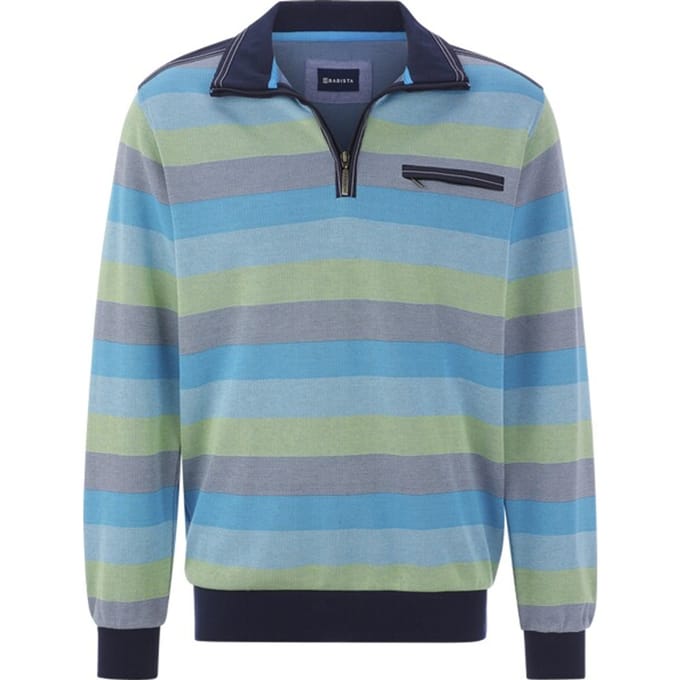 Babista herren Sweatshirt - 52/54 - turquoise - Plus Size