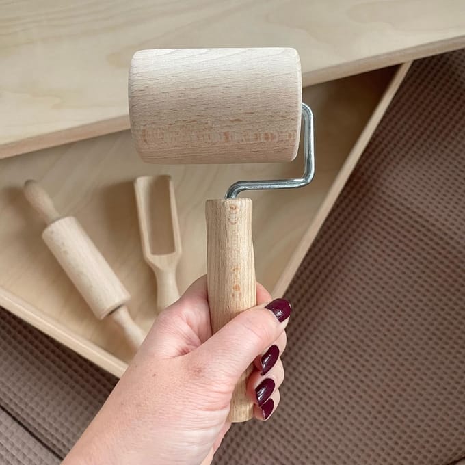 Sensory bak met deksel en accessoires - houten bak - sensory bak - sensory