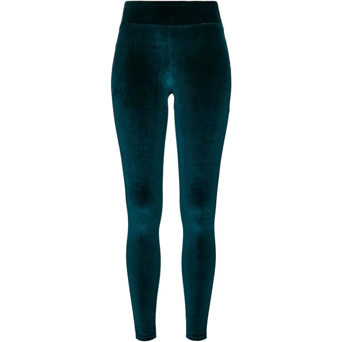 Urban Classics - High Waist Velvet Legging - M - Blauw