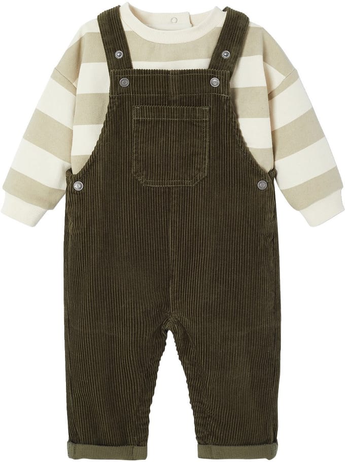 Vertbaudet Babyset sweater + salopet