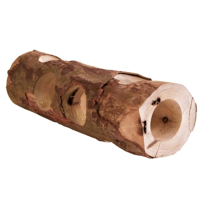 Voor muizen - schors houten tunnelbuis Trixie