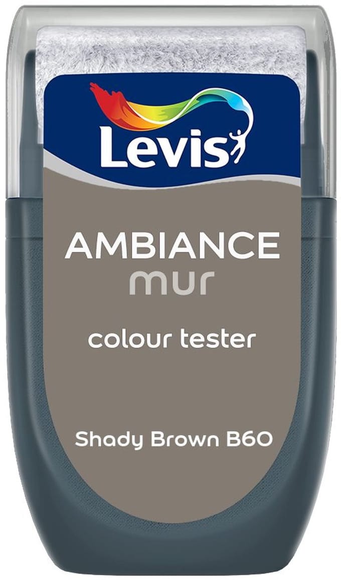 Levis - Muurverf Kleurtester Mat Mix - Shady Brown B60 - 30 ML