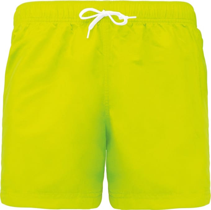 Zwemshort korte broek 'Proact' Fluorescent Geel - M