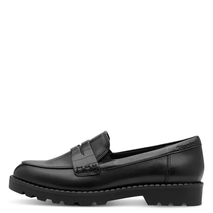 Tamaris damesslippers 1-24312-41-020 damesloafers zwart