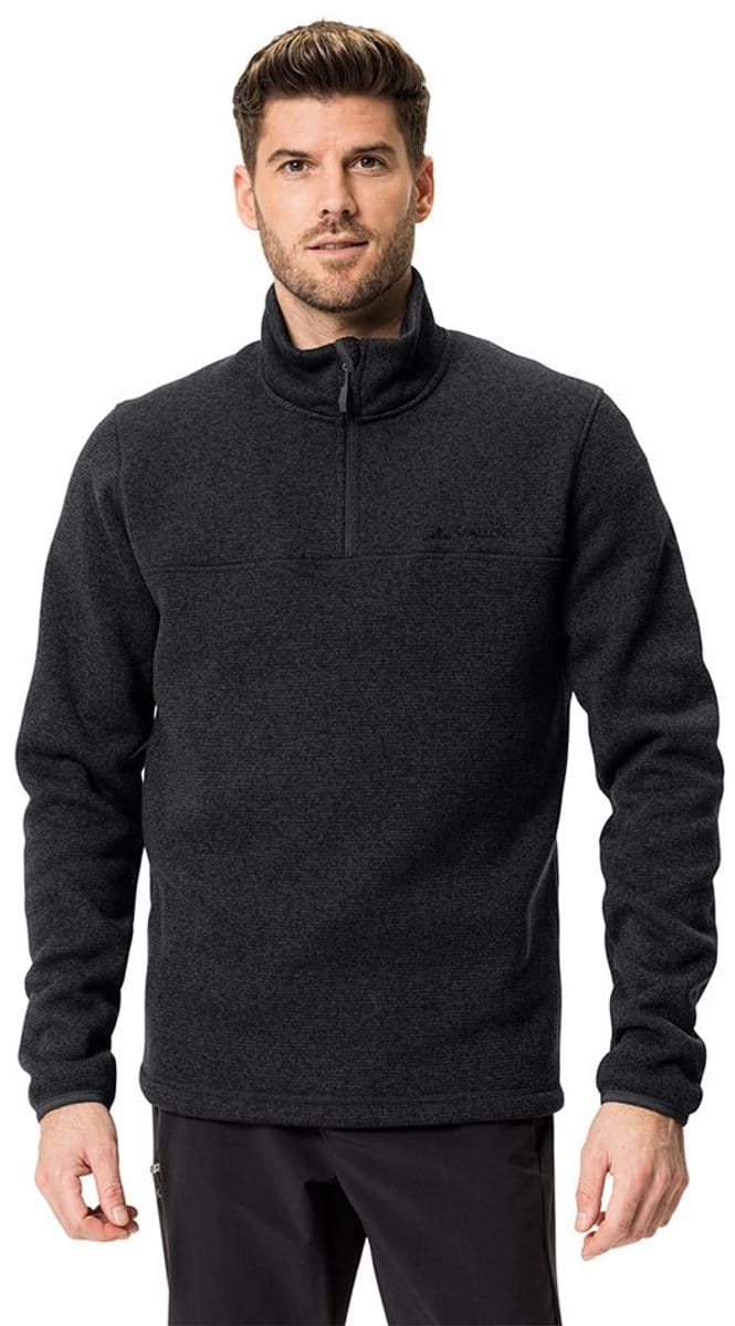 Vaude Rienza Iii Fleece Met Halve Rits Zwart L Man