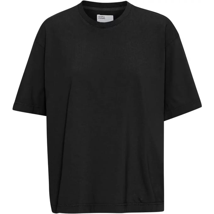 Dames-T-shirt Colorful Standard Organic oversized deep black
