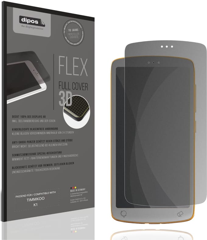 dipos FLEX – Matte Privacy Screenprotector geschikt voor TIMMKOO K1 | Volledige Schermbescherming | Case-Friendly