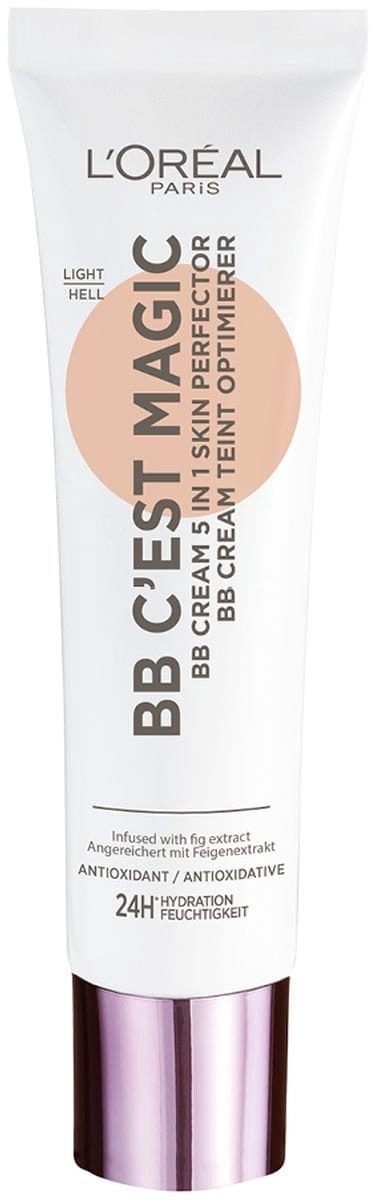 Hydraterende Crème met Kleur 02 Light L'Oreal Make Up Magic Bb Claro Spf 10 30 ml