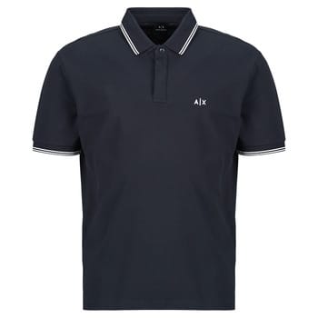 Armani Exchange Poloshirt Met Kraaglijnlogo, Blauw