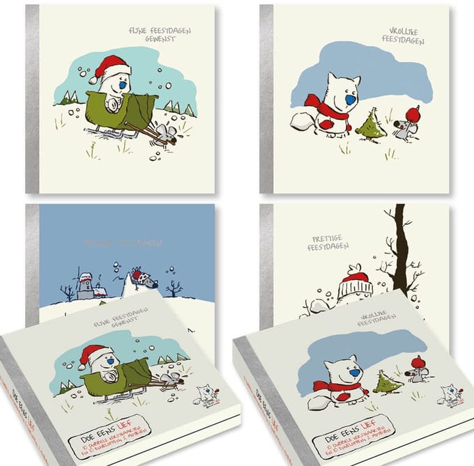 Doe eens Lief kerstkaarten - set 2