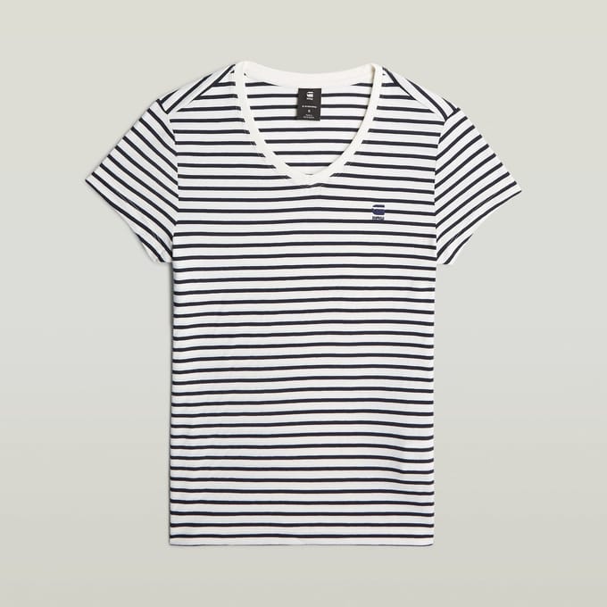 G-Star - Stripe eyben slim v t 2.0 wmn - Dames - Tops
