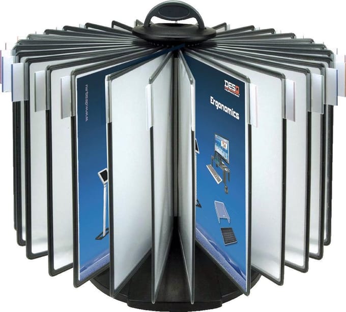 DESQ® - 4509 - Document Display - Draait 360° - 30 panelen