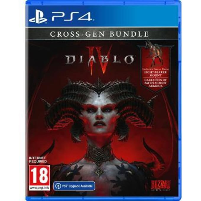 Sony PlayStation 4 PS4 Diablo IV Games
