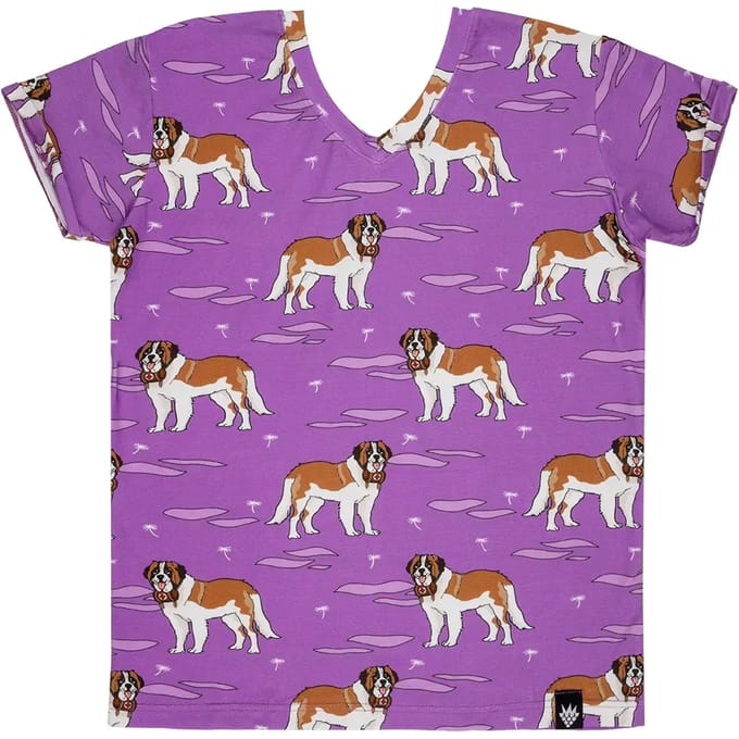 T-shirt dames Raspberry Republic Saint Bernard