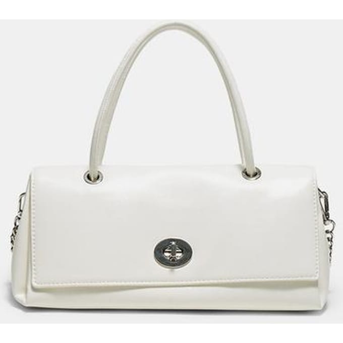 Stradivarius City-tas met dubbel handvat  Wit OS