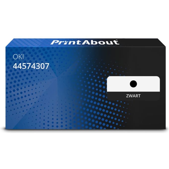 PrintAbout huismerk Drum 44574307 Zwart Geschikt voor OKI