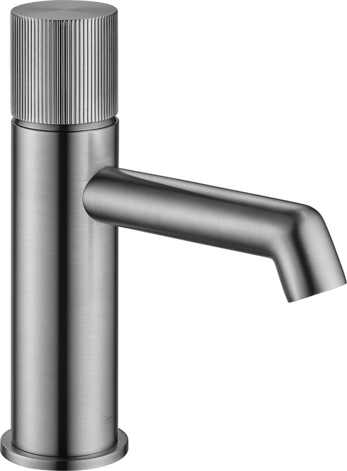 Ben Engraved Line wastafelkraan RVS-look