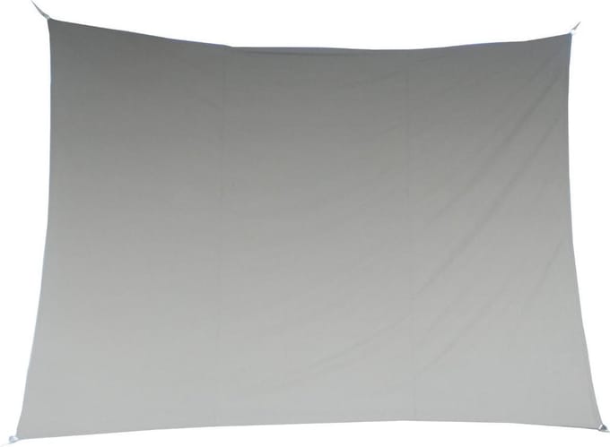 Premium kwaliteit schaduwdoek/zonnescherm Shae rechthoekig beige - 3 x 4 meter - Terras/tuin zonwering