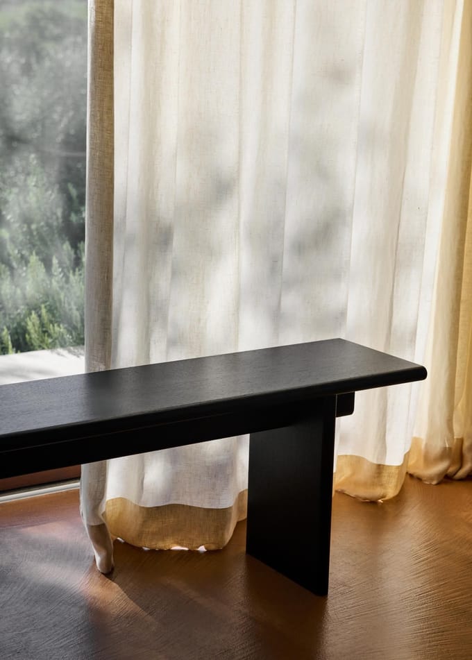 &Tradition Ita zitbank OS5 & OS6 - dark stained oak - 230 cm