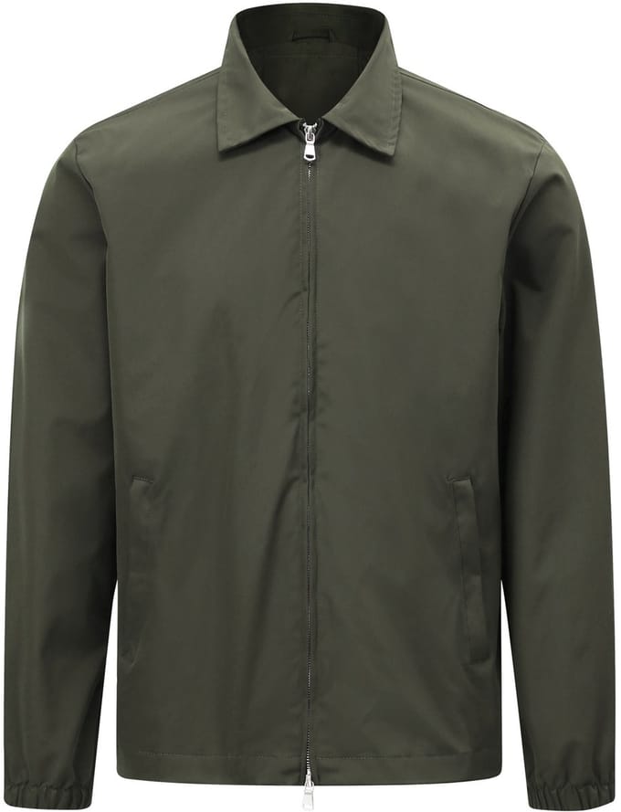 ALLTHEMEN Heren Winddichte Jas - Reverskraag en Elastische Manchetten - 2XL