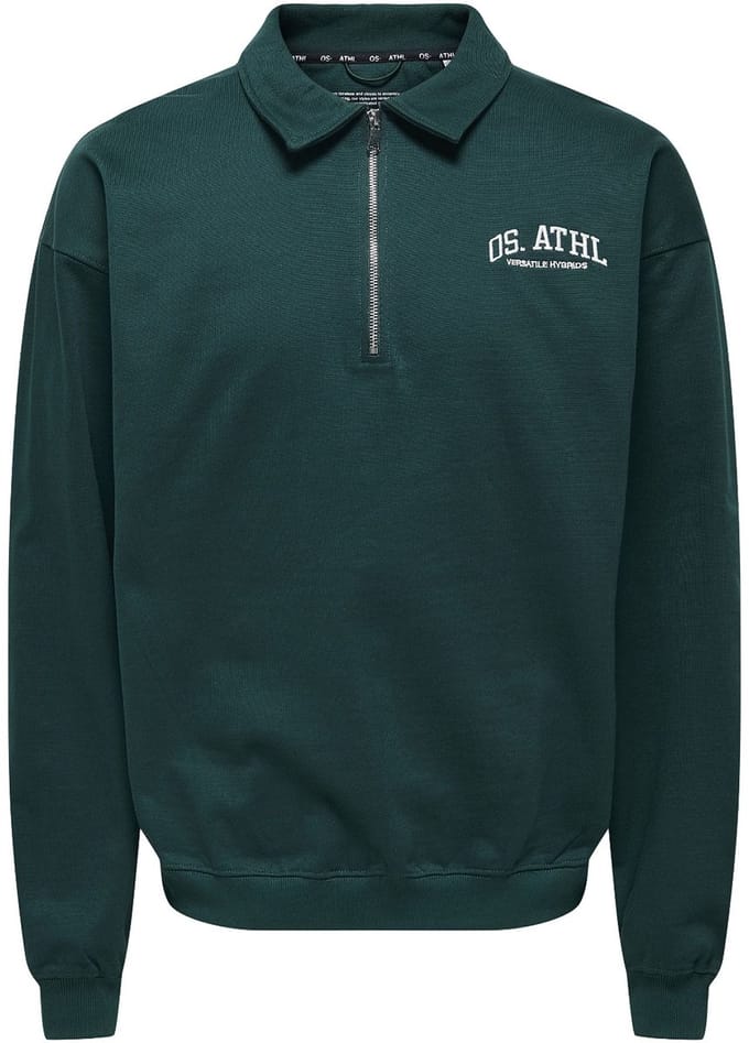 Only & Sons Rugby Half Zip Sweater Heren - Maat XL