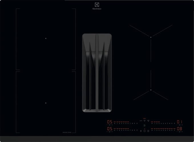 Electrolux KCD73443 inductie kookplaat met afzuiging (71 cm)