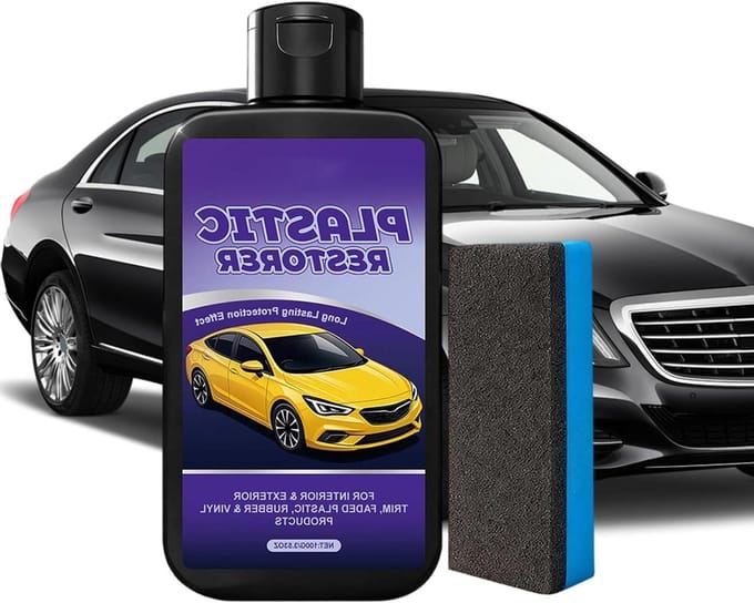 Auto Interieur Renovator - Dashboard Onderhoud - Voertuig Opfrissen - UV Bescherming - 100 g - Zwart